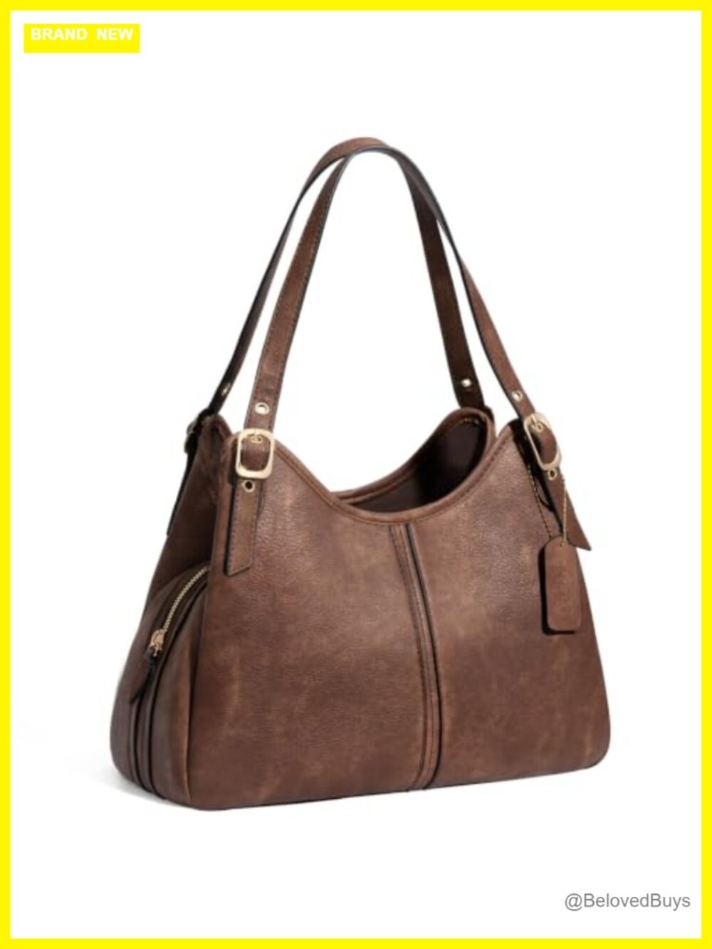 Vintage PU Leather Shoulder Bag Hobo Handbag